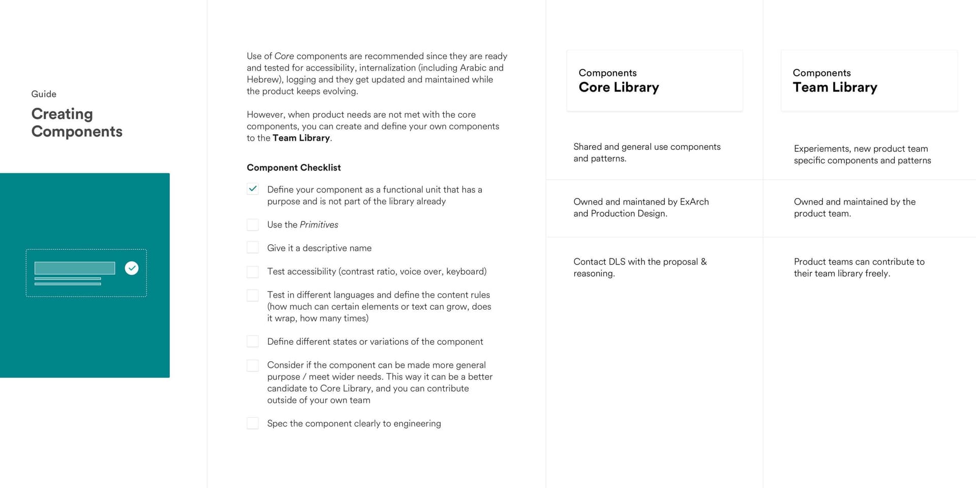 Airbnb DLS components