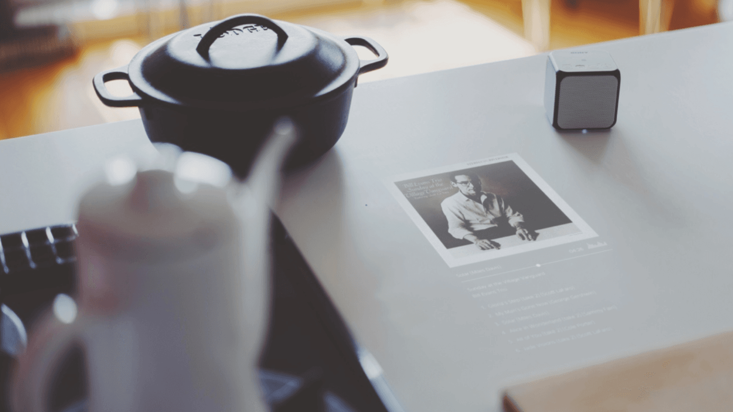 Sony Xperia Touch — kitchen surface interaction